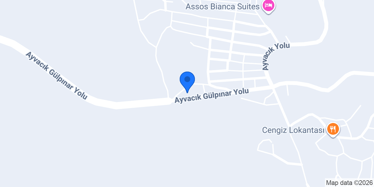 Assos Taş Konak Butik Otel konumu