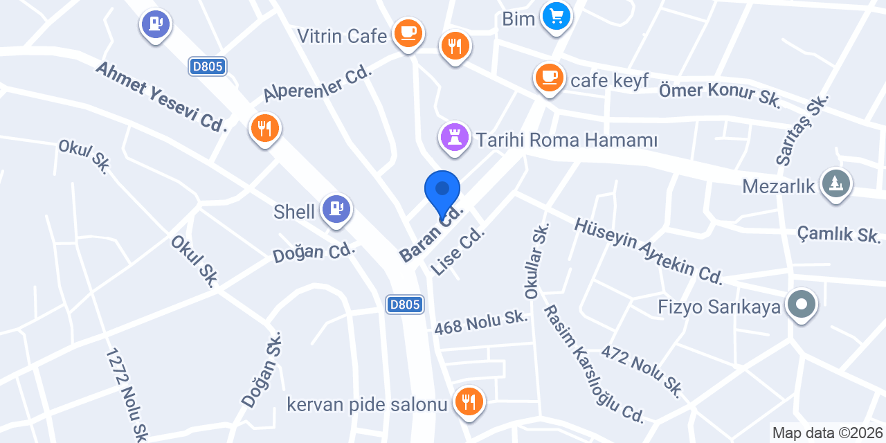 Yıldız Eczanesi konumu