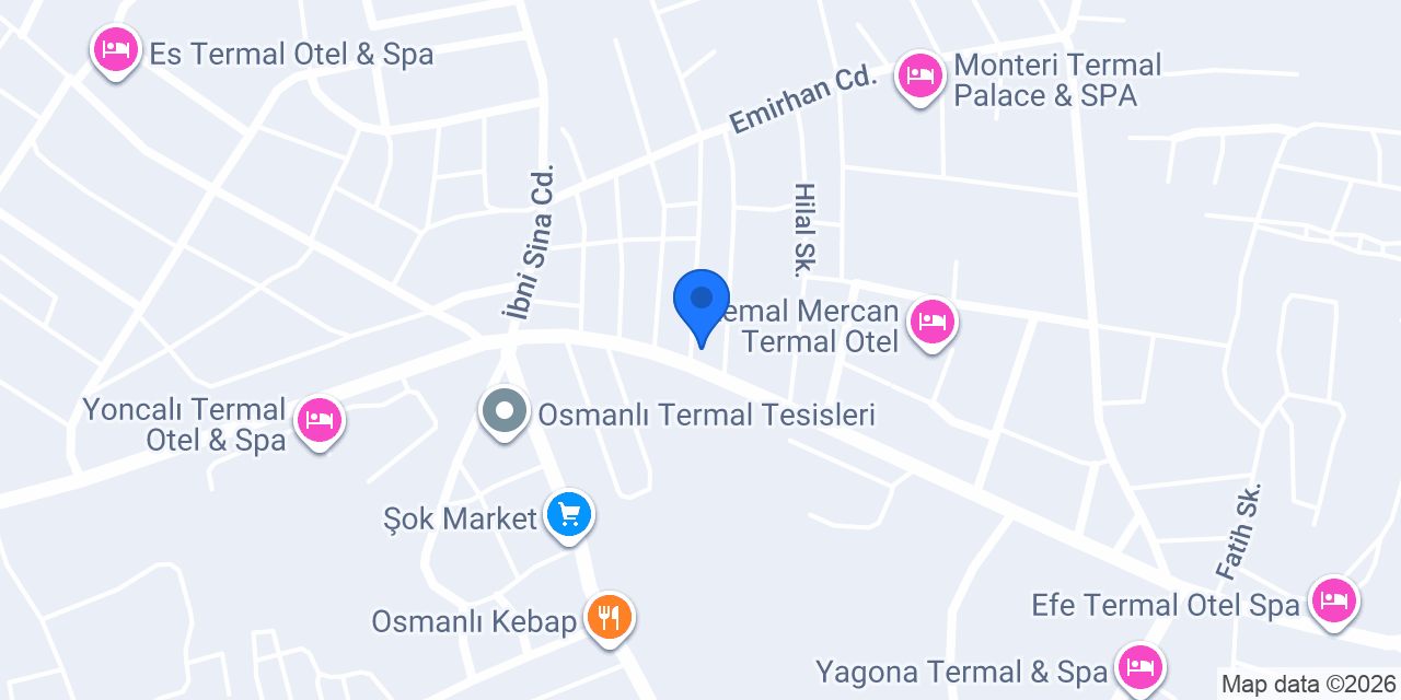 Gülhanlar Apart Otel konumu