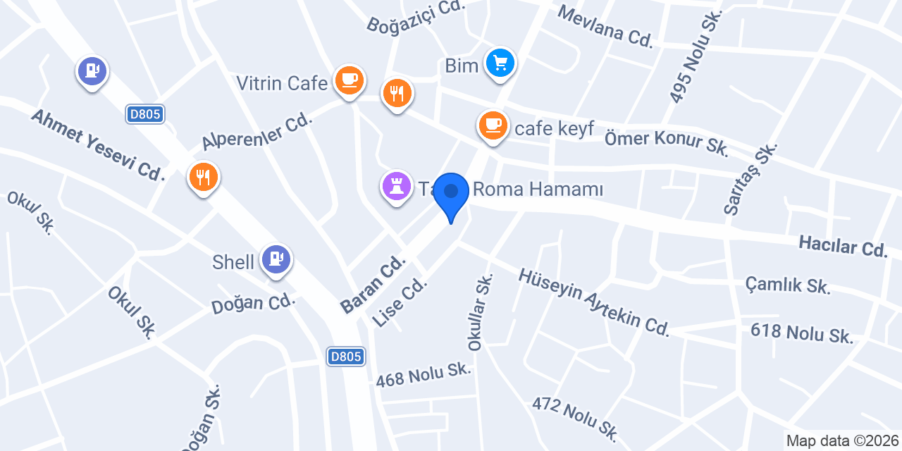 Cafe Cadde konumu