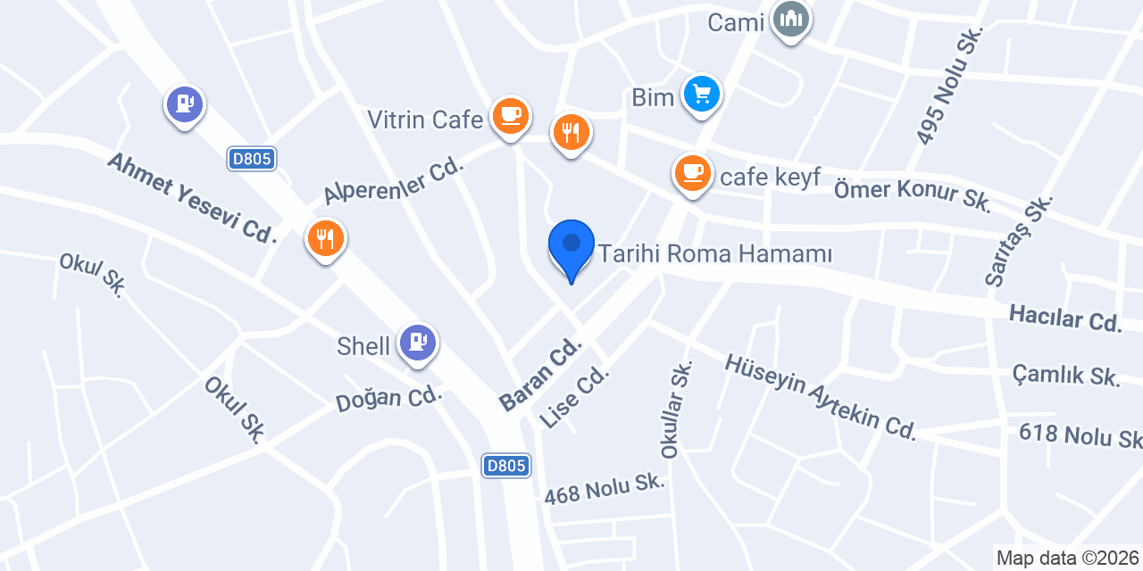 Tarihi Sarıkaya Kaplıcaları konumu
