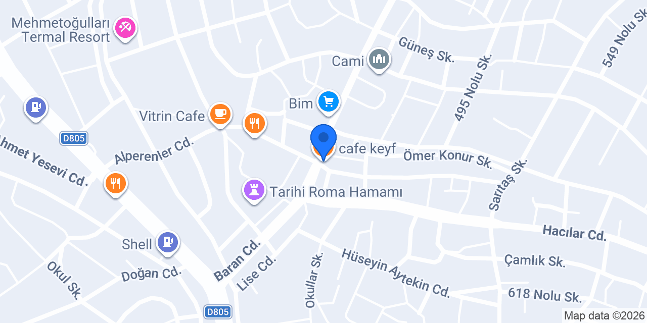 cafe keyf konumu