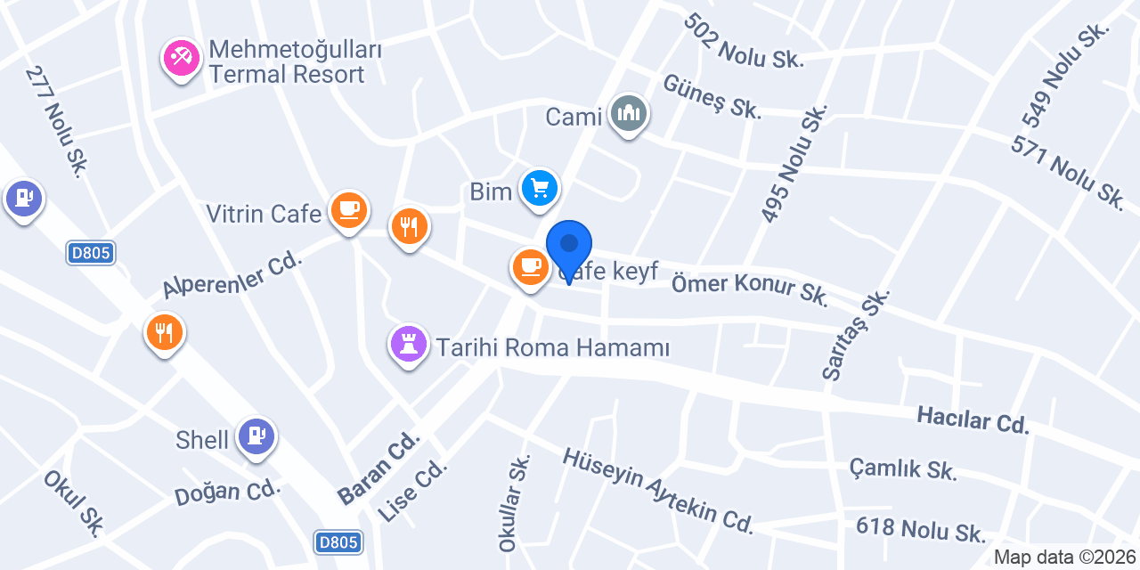 Ekmanen Yi Tandır Evi konumu
