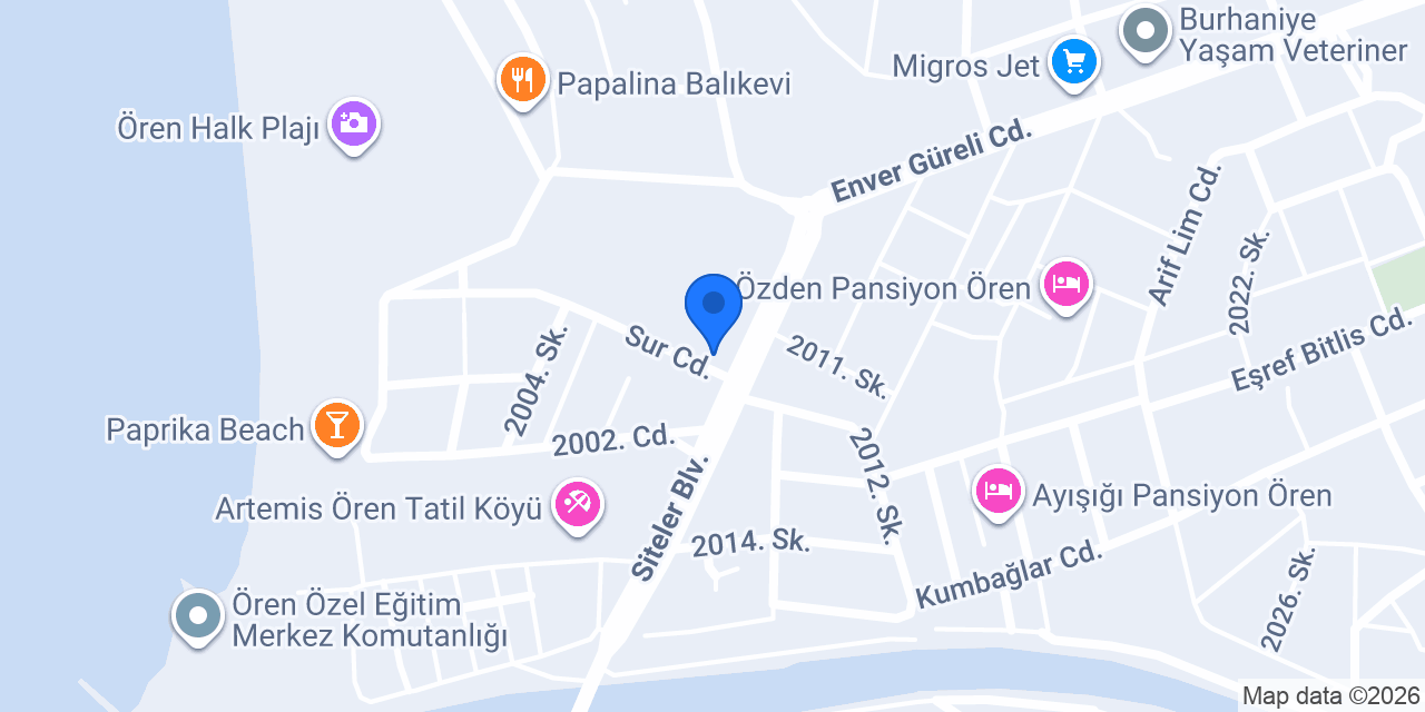 İdahan Hotel konumu
