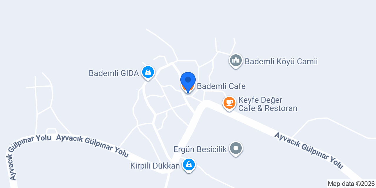 Bademli Cafe konumu