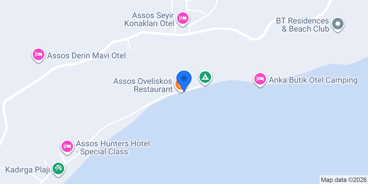 Assos Hestia Otel konumu