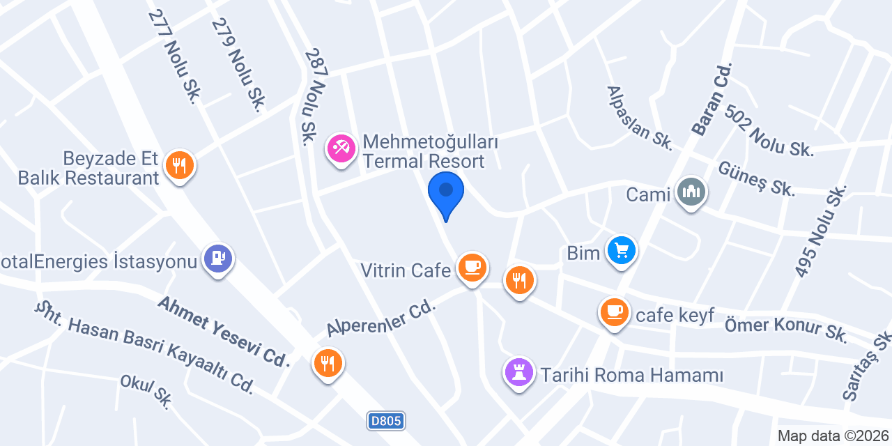 Konuklar Restorant Mikdat Ustanın Yeri konumu