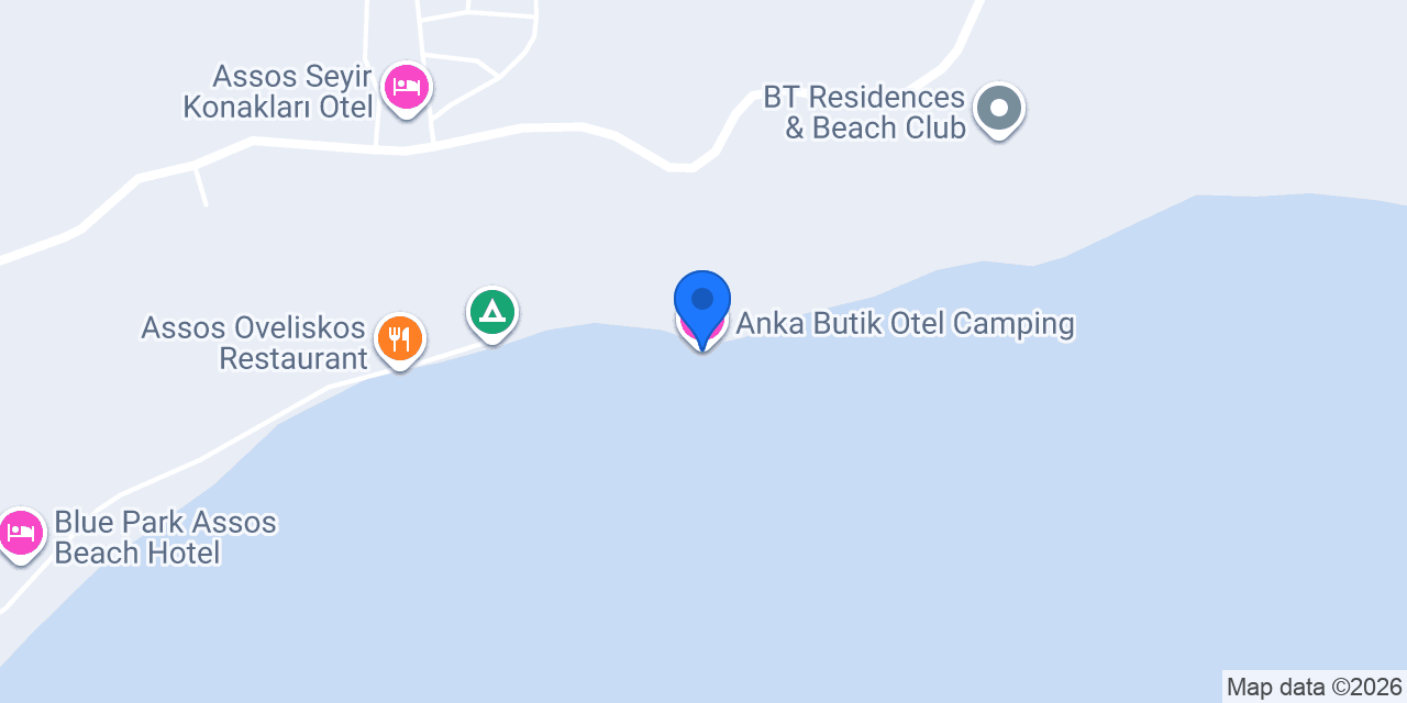 Anka Butik Otel Camping konumu