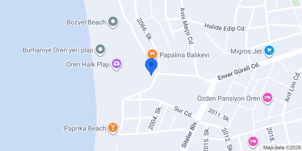 BUBYO kampüs çay bahçesi konumu