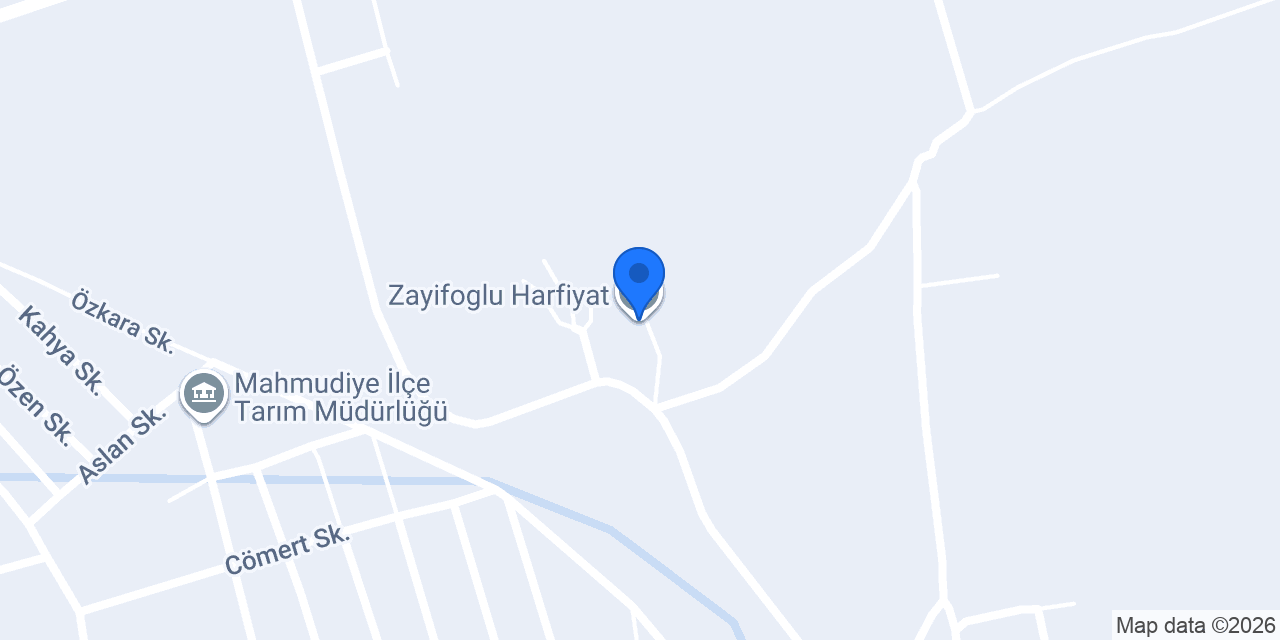 Zayifoglu Harfiyat konumu