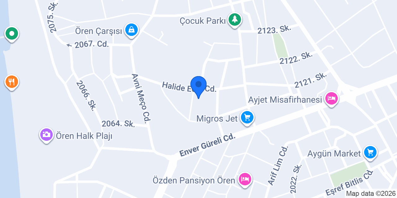Şahin Apart konumu