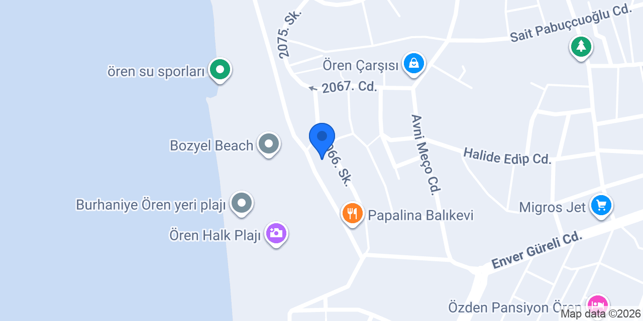 Karakaş Otel konumu