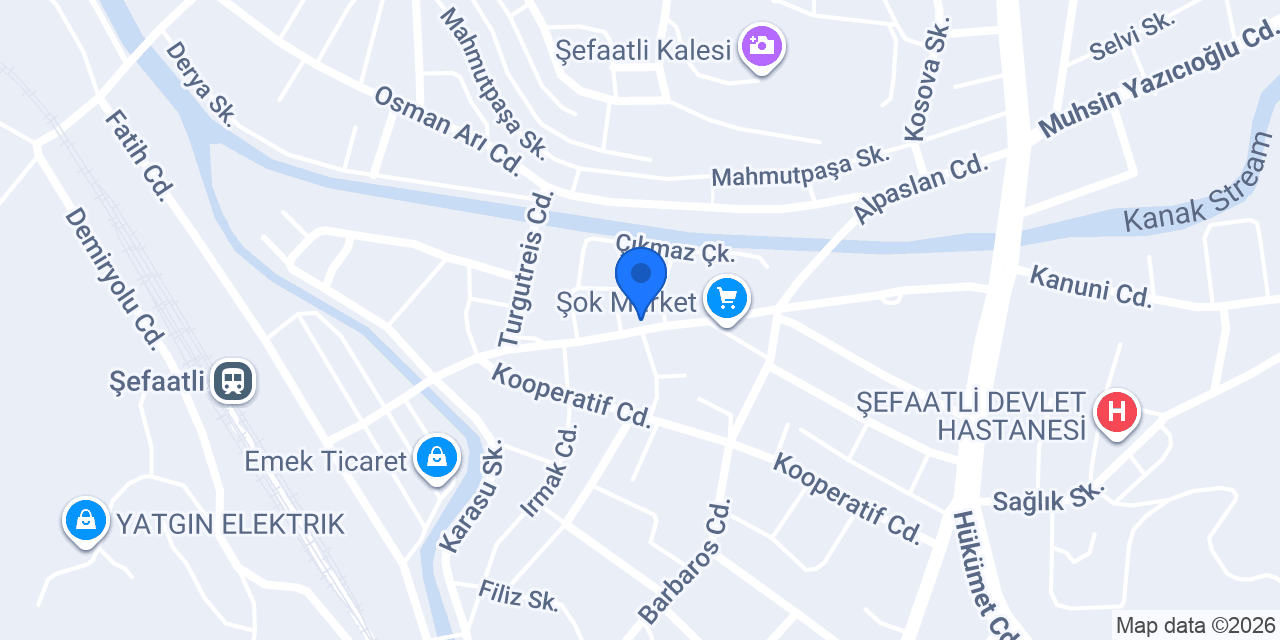 Nefis Kuruyemiş konumu