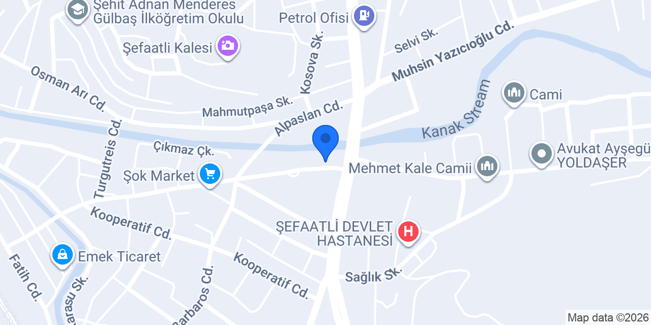 Avukat Ersoy Erdoğmuş konumu