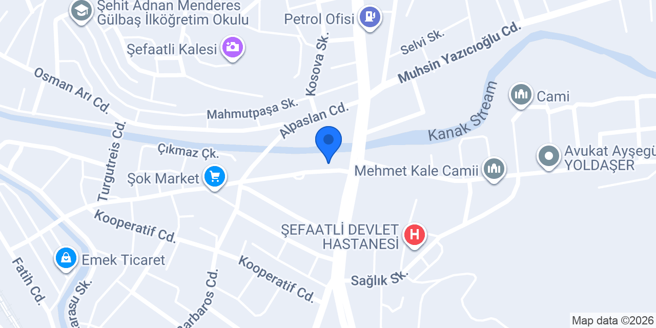 Çağlayan Kebap Salonu konumu