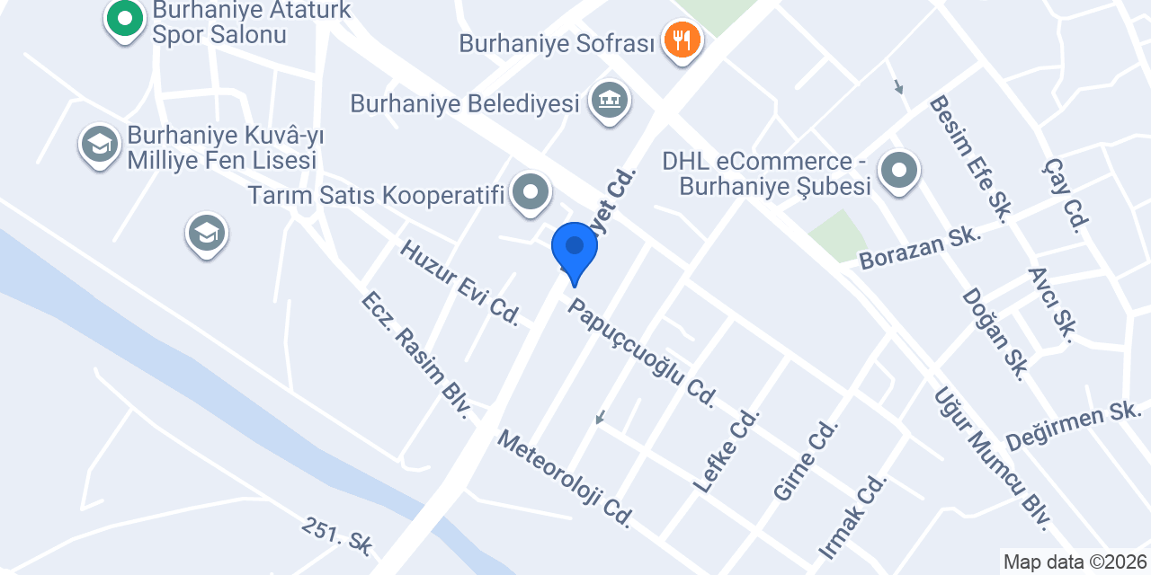 Özçetinay Sigorta konumu
