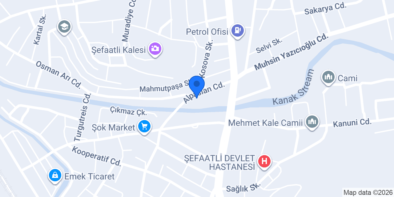 Şefaatli 2 Nolu Aile Sağlık Merkezi konumu