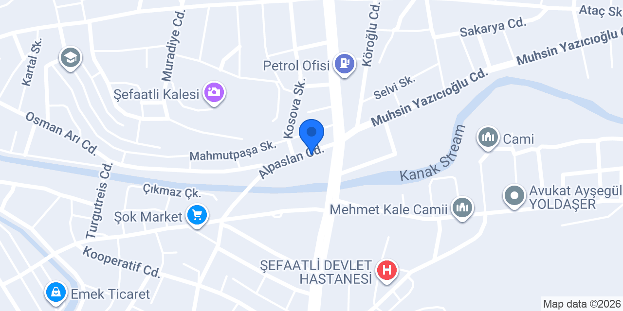 GÖLBAŞI DOĞALGAZ ŞEFAATLİ konumu