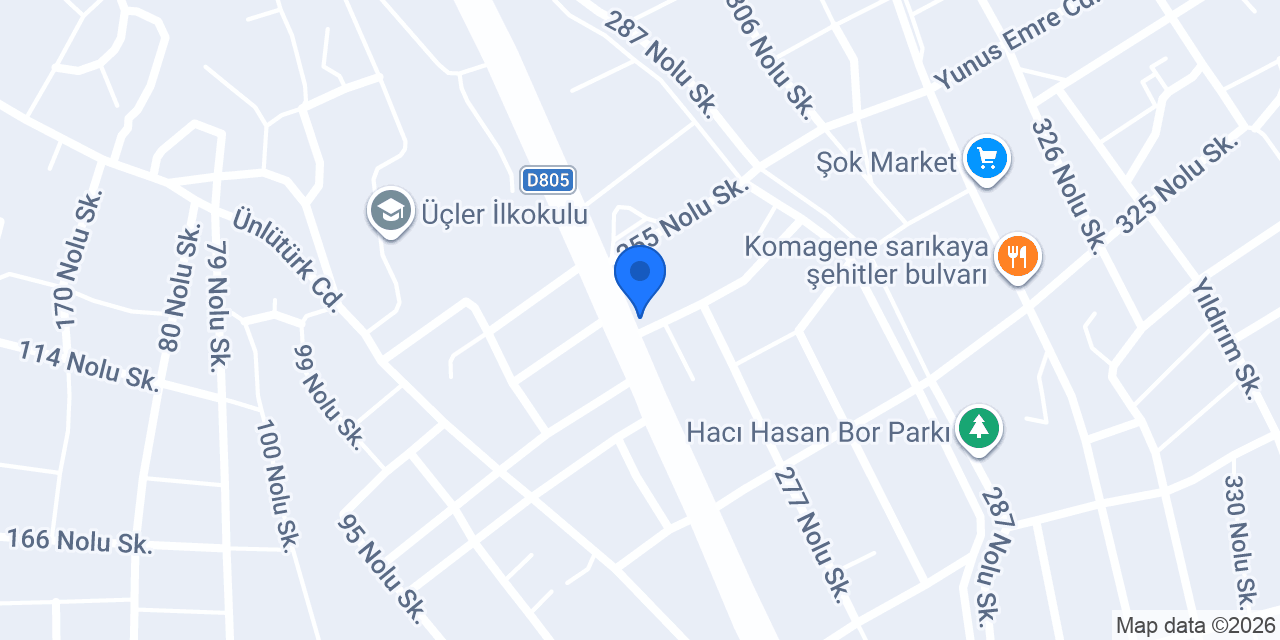 Kon-Çak Metal konumu