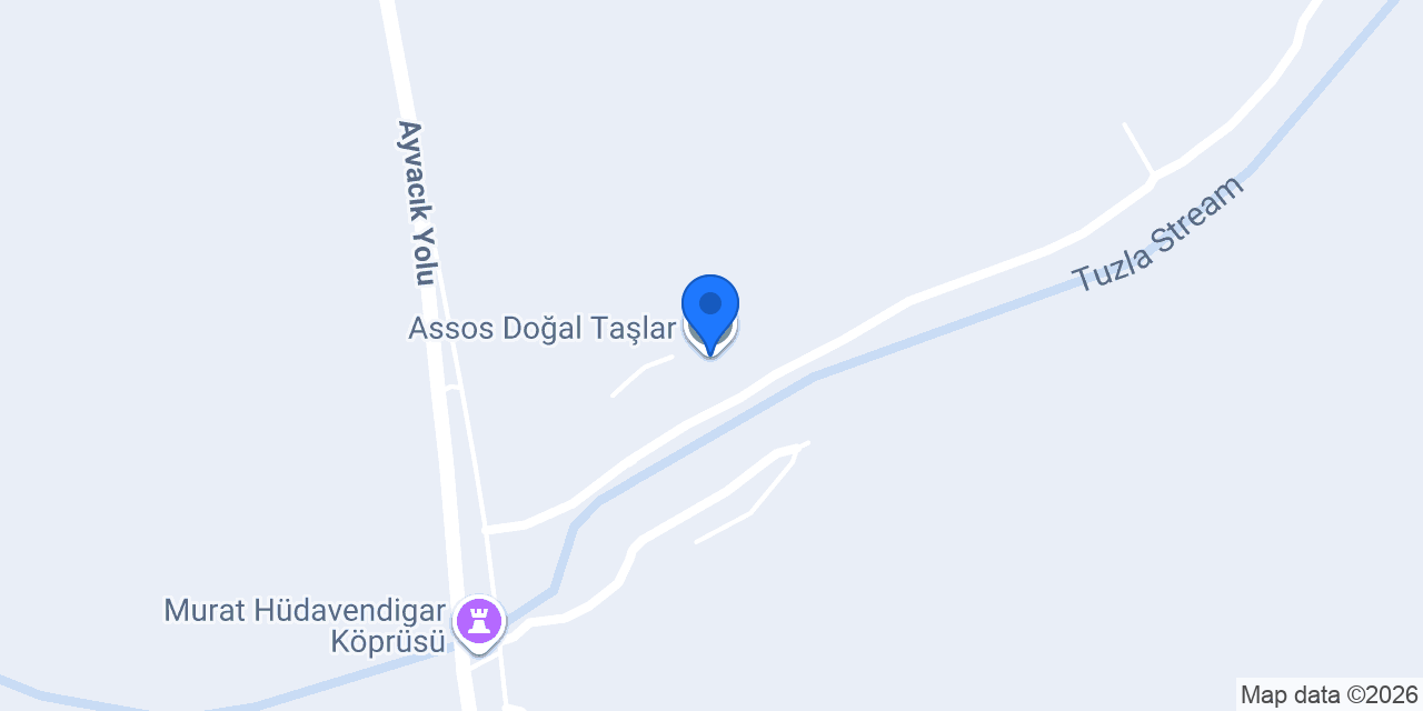 Assos Doğal Taşlar konumu