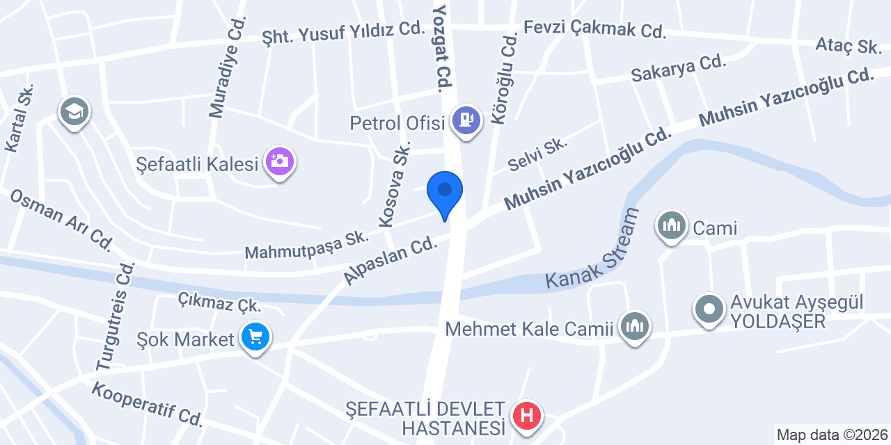 Eses - Genç Şimşekler Akaryakıt konumu