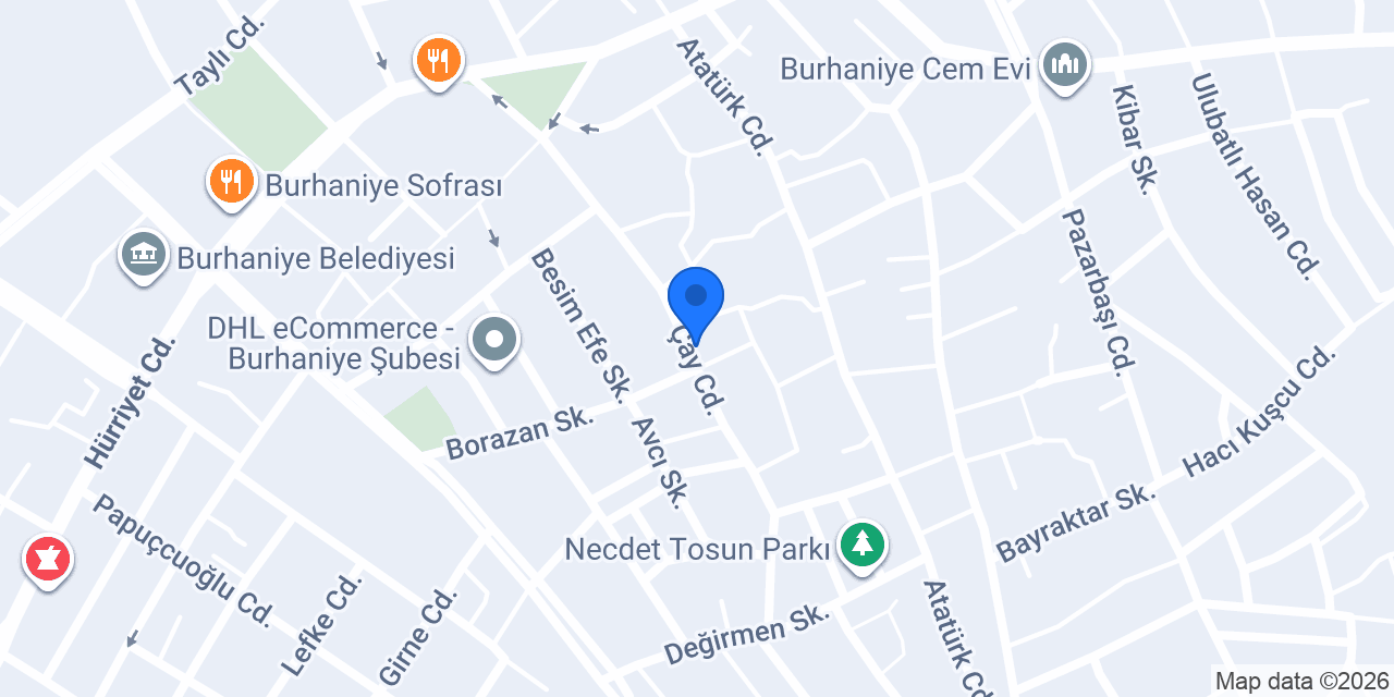 Burhaniye Halk Eğitim Merkezi konumu
