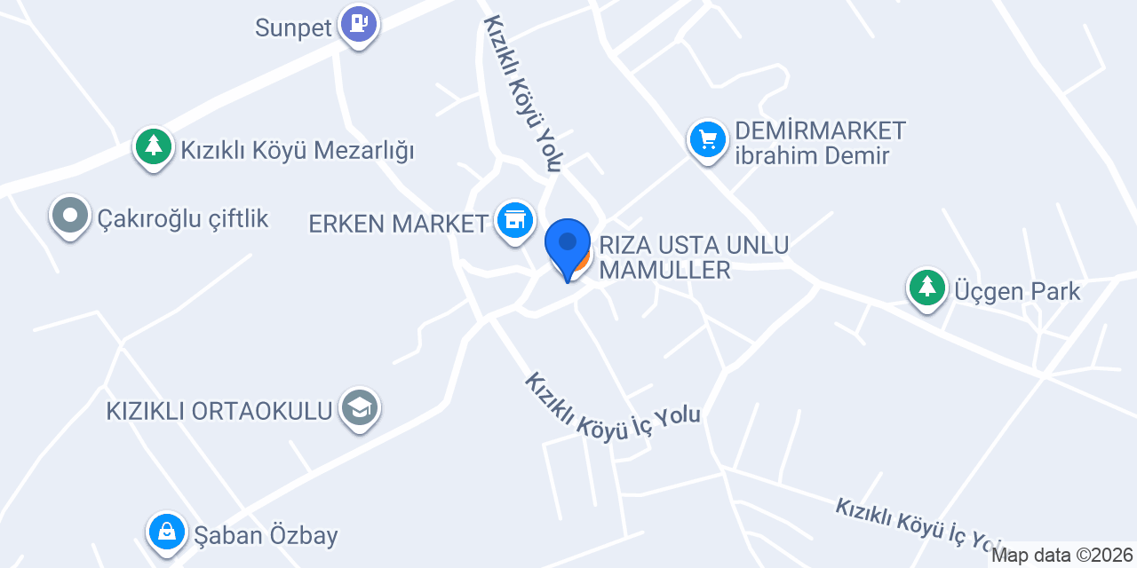 RIZA USTA UNLU MAMULLER konumu
