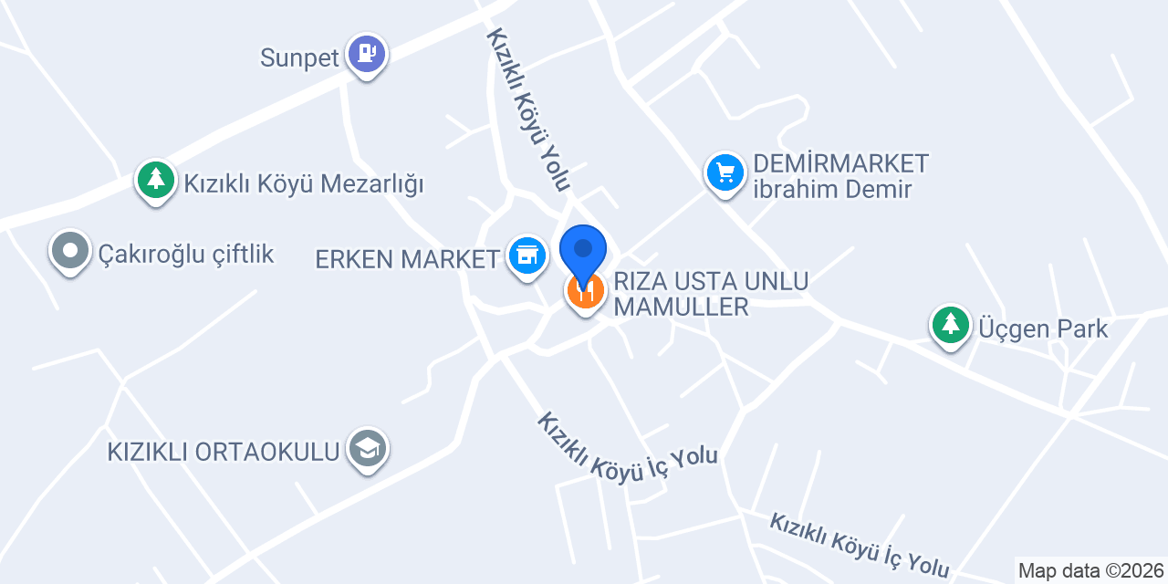 Kızıklı aile kasabı konumu