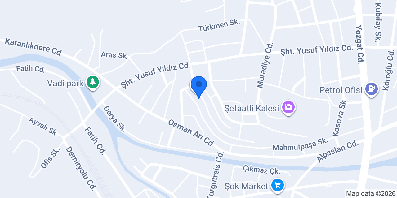 Şahin Kebap Salonu konumu