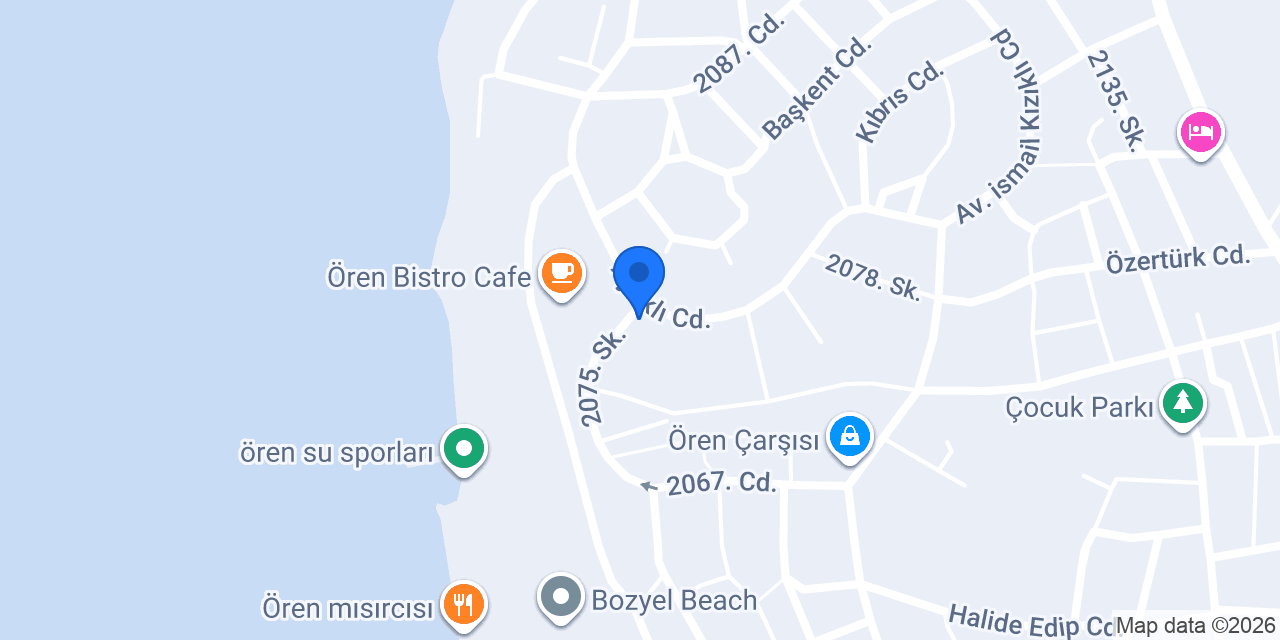 Ören Konak Apart Otel konumu