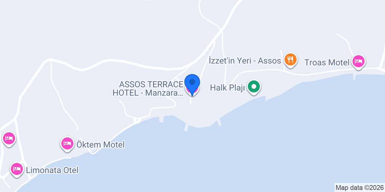 ASSOS TERRACE HOTEL - Manzara Restaurant konumu