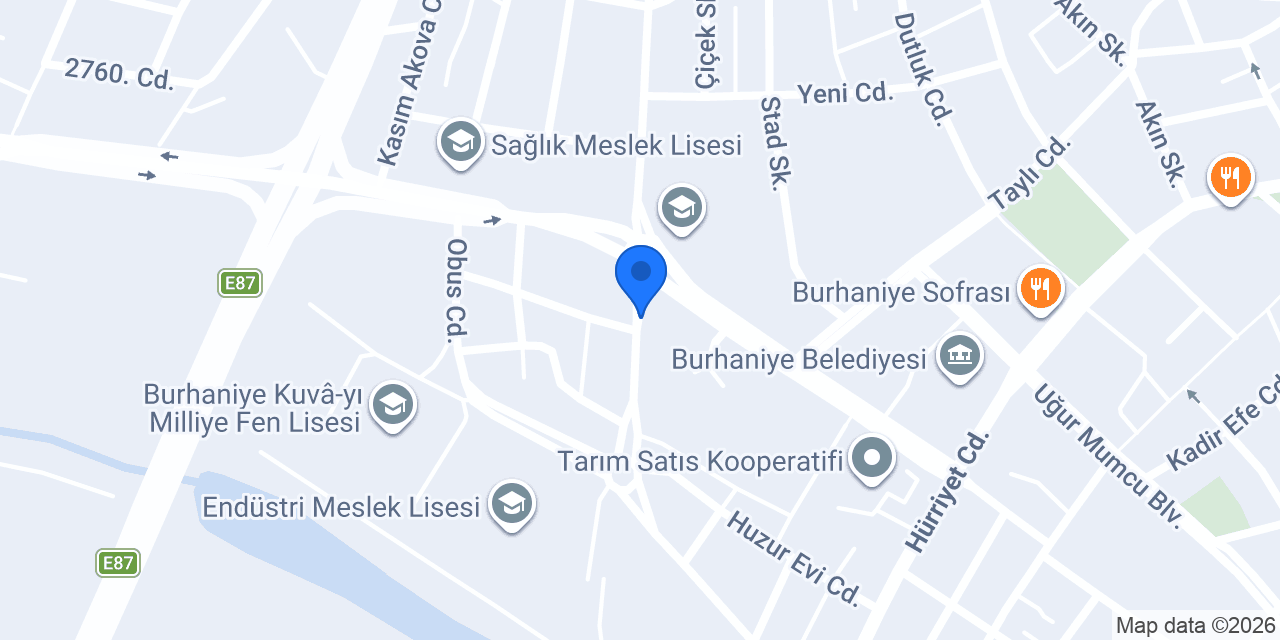 Tatlı Bakkal Burhaniye konumu