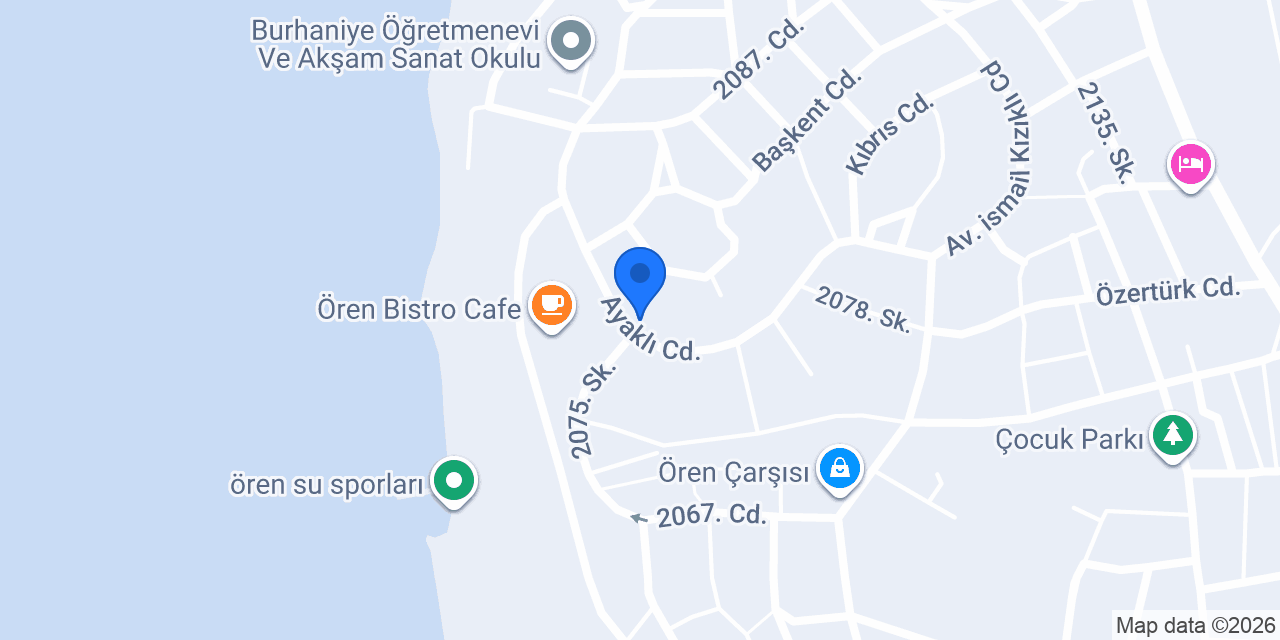 Ören Örtur Apart Evleri konumu