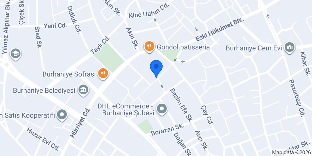 Ertunç Hukuk Bürosu konumu