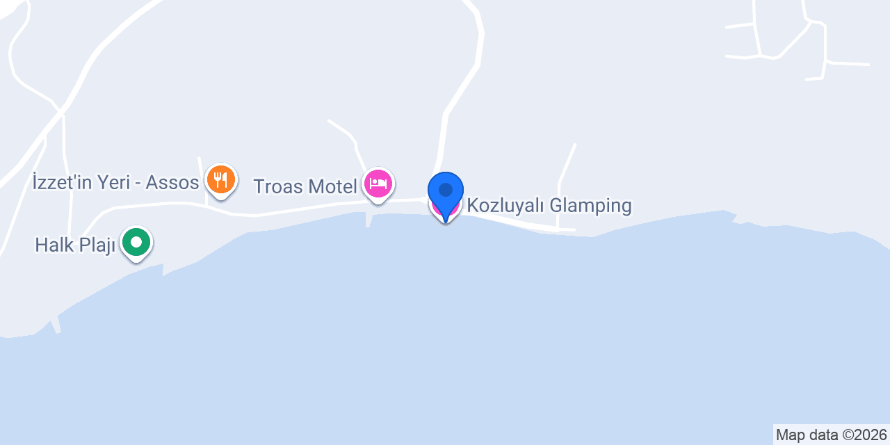 Kozluyalı Glamping konumu