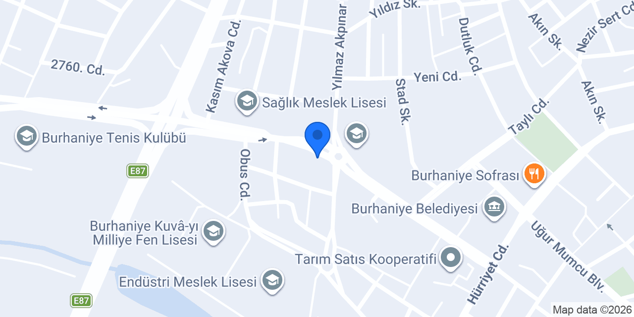 BURHANİYE UĞUR KURS konumu