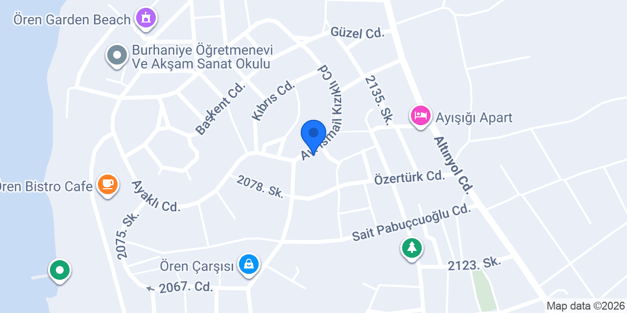 Ören Eylül Apart konumu