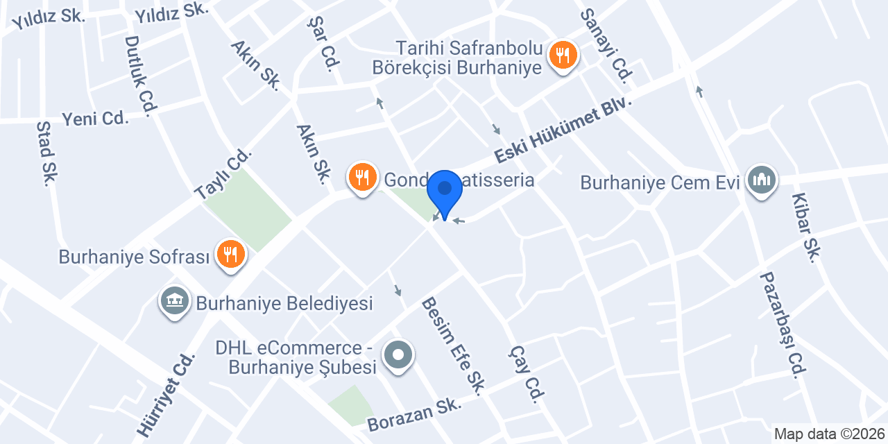 Burhaniye Bayraktar Taksi konumu