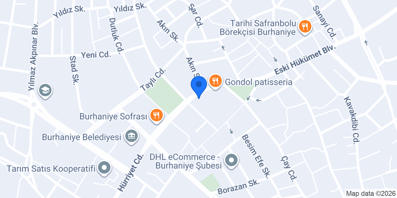 Cüneyt Aktaş İnşaat Ltd. Şti. konumu