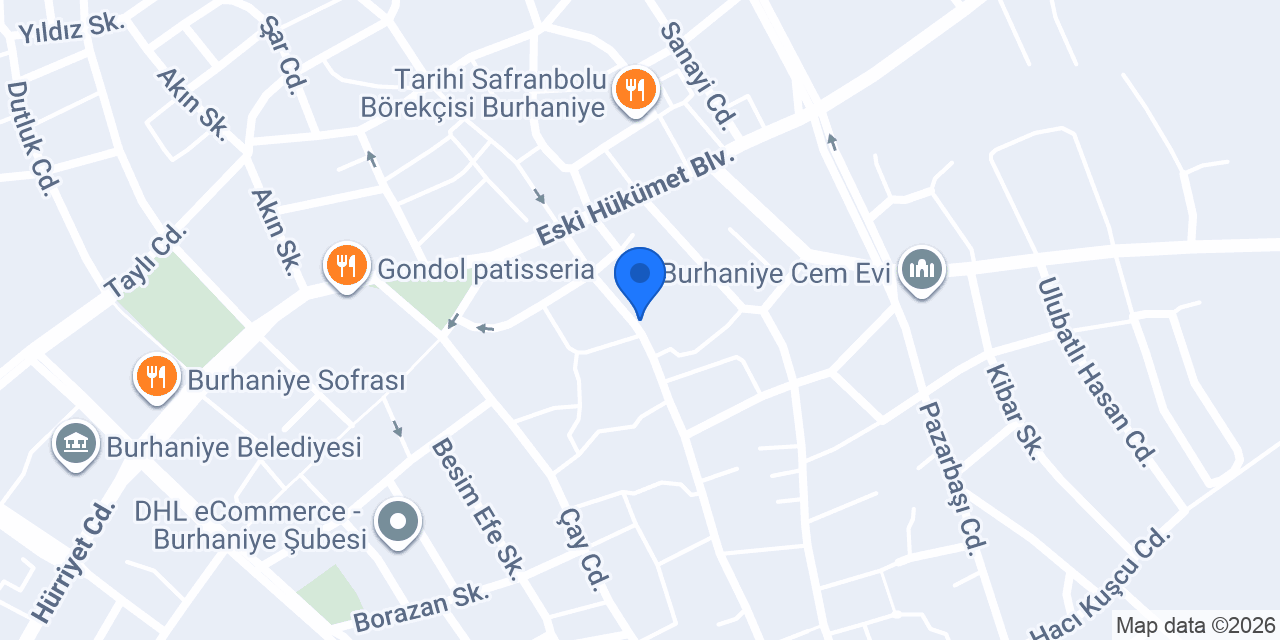 Mutlu Erkek Kuaförü konumu