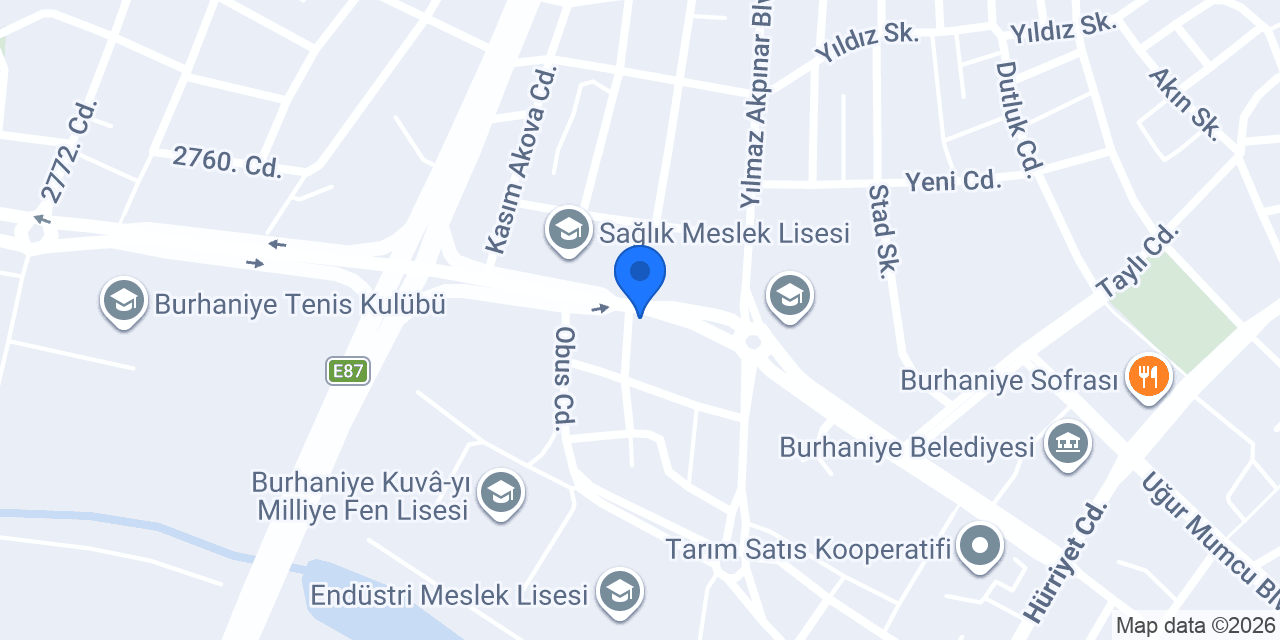 Özipek Rent a Car konumu