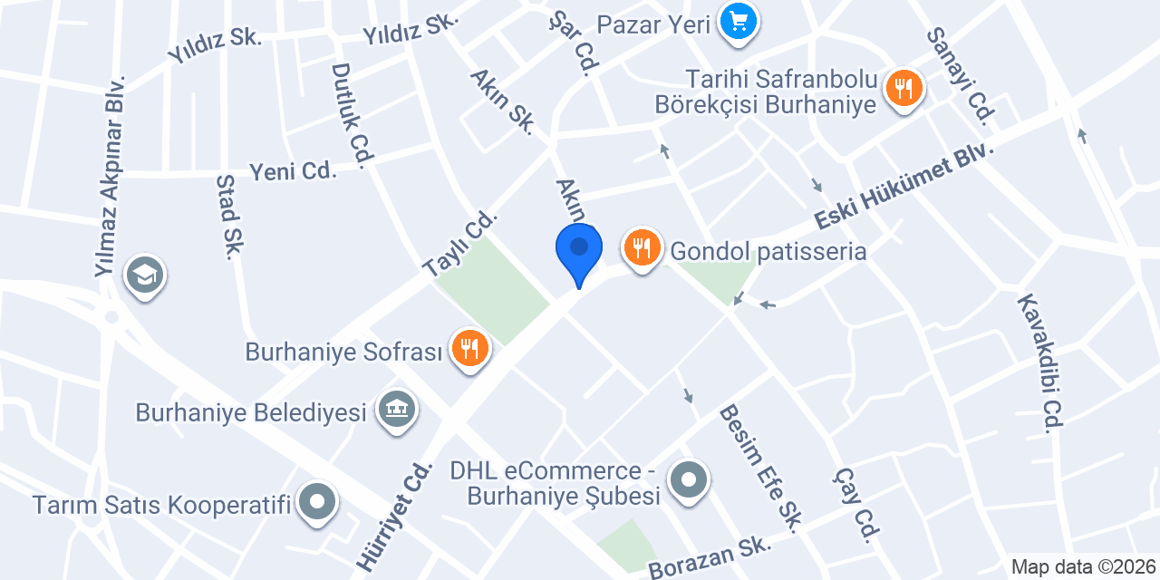 Avukat Nazlı Dilek URHAN konumu