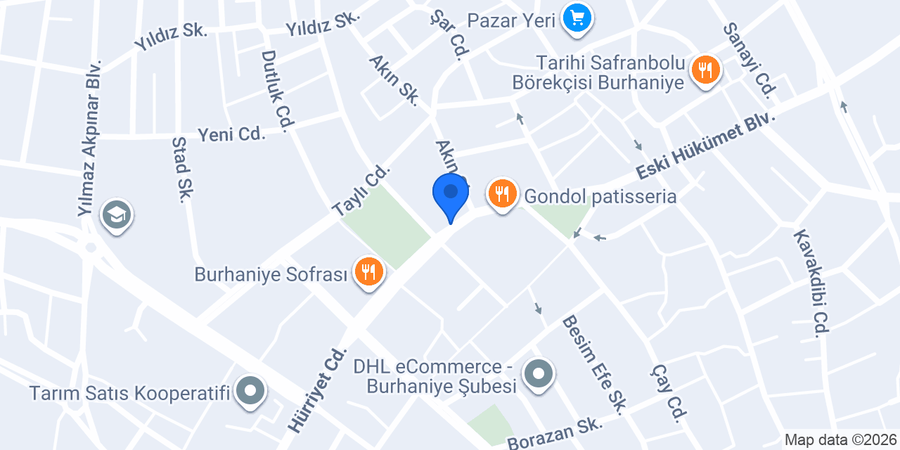 Garanti BBVA Burhaniye Şubesi konumu