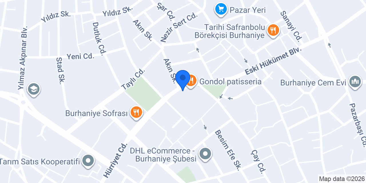 Halkbank Burhaniye Şubesi konumu