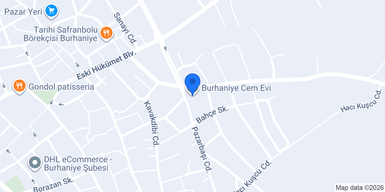 Burhaniye Cem Evi konumu