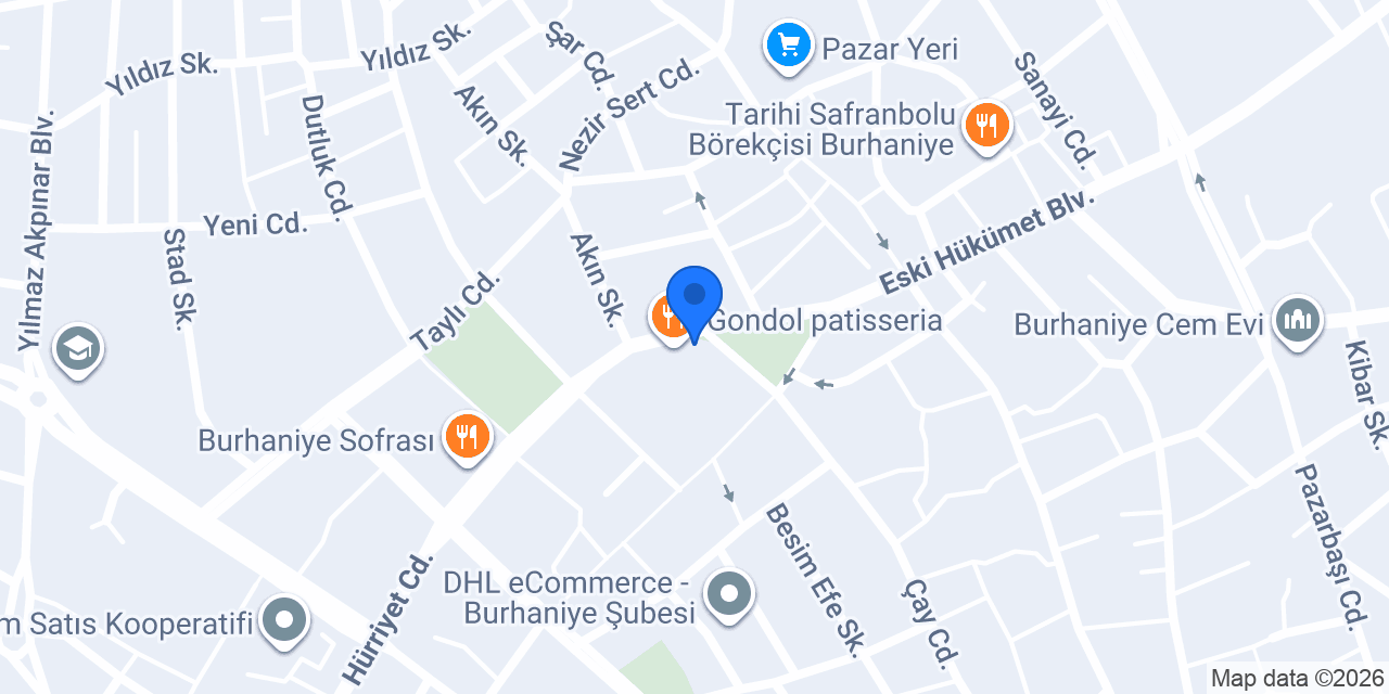 Salur Hukuk Bürosu konumu