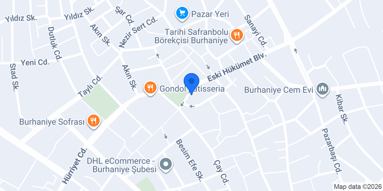 Yılmaz Bayan Kuaförü konumu