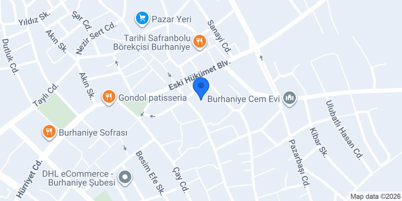 Sekizeylül İlkokulu konumu
