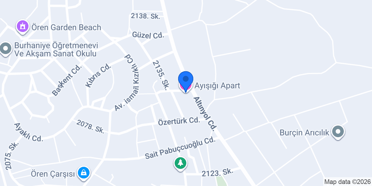 Ayışığı Apart konumu