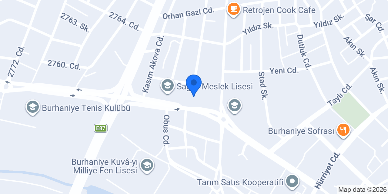Celal Toraman Anadolu Lisesi konumu